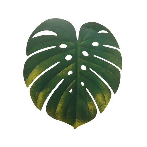 Lugar Americano Garden Leaf Costela De Adão Verde Lyor