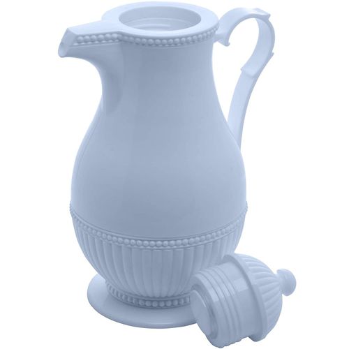Garrafa Térmica De Plástico Vintage Azul 1L Lyor