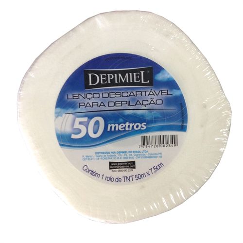 Lenço Descartável para Depilação Rolo de 50 Metros Depimiel