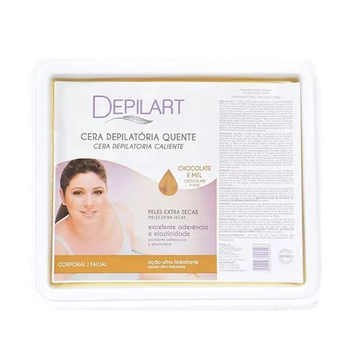 Cera Depilatória Quente 1kg Mel Depilart