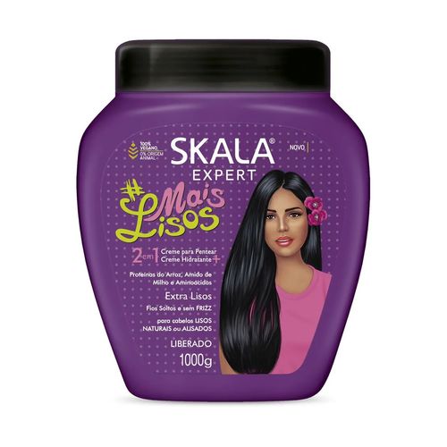 Creme de tratamento e Creme para Pentear Mais Lisos 1kg Skala