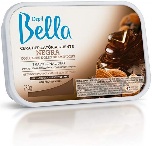 Cera Depilatória Quente em Barra 250g Depil Bella Negra