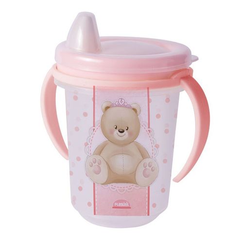 Caneca Trio Ursinha 330ml Rosa 8217 Plasútil