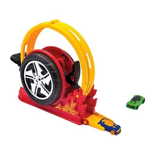 Lançador Mega Speed Com Dois Carrinhos BS toys