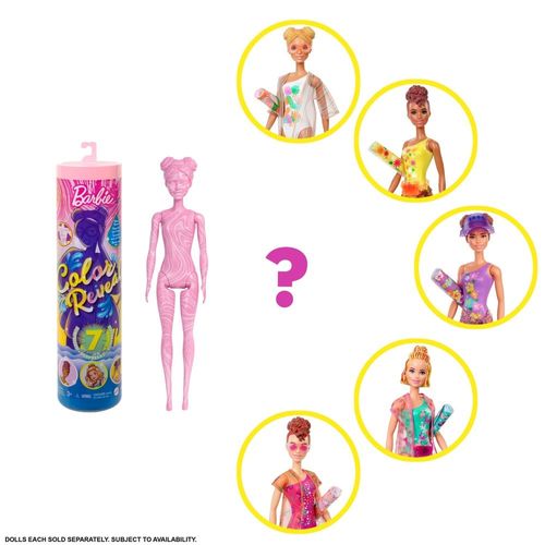 Boneca Barbie Color Reveal Areia e Sol - Mattel GWC57