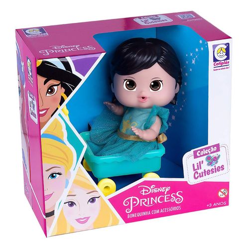 Boneca Jasmine com Carrinho Disney 2461 Cotiplás