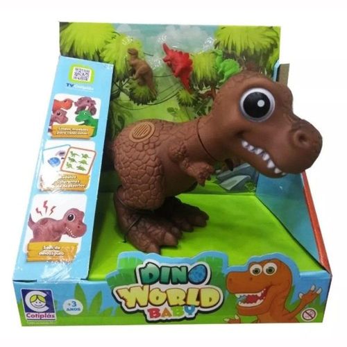 Dino World Baby Tiranossauro Rex Cotiplás 2338