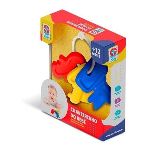 Brinquedo Chaveirinho do Bebê Estrela Baby - 400026