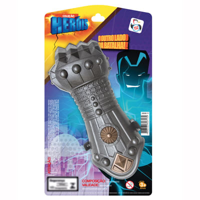 Luva Coleção Heróis Cinza Pica Pau