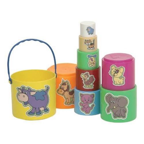 Kit Potinhos Para O Bebê Colorido 479 Pica-Pau