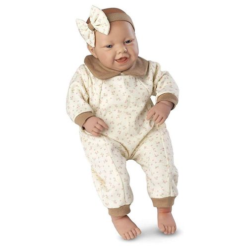 Boneca Bebê Real Expressões Alegre Roma 5079