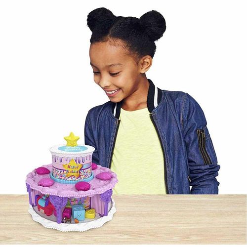 Polly Pocket Bolo De Aniversário Com Surpresas GYW06 Mattel