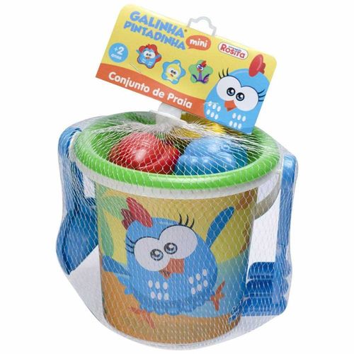 Baldinho de Praia Galinha Pintadinha 9698 Rosita