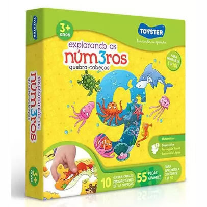 Quebra Cabeça Educativo Explorando os números Toyster