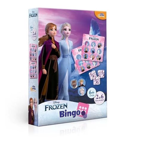 Jogo Bingo Infantil Frozen