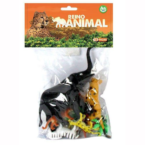 Kit 12 Peças Reino Animal Sortidos ARK TOYS