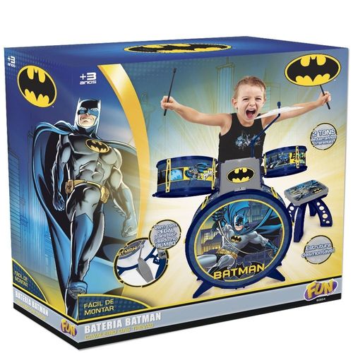 Bateria Infantil Batman Cavaleiro Das Trevas
