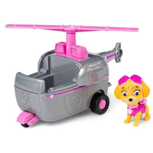 Boneco E Veículo Patrulha Canina Skie Helicopter