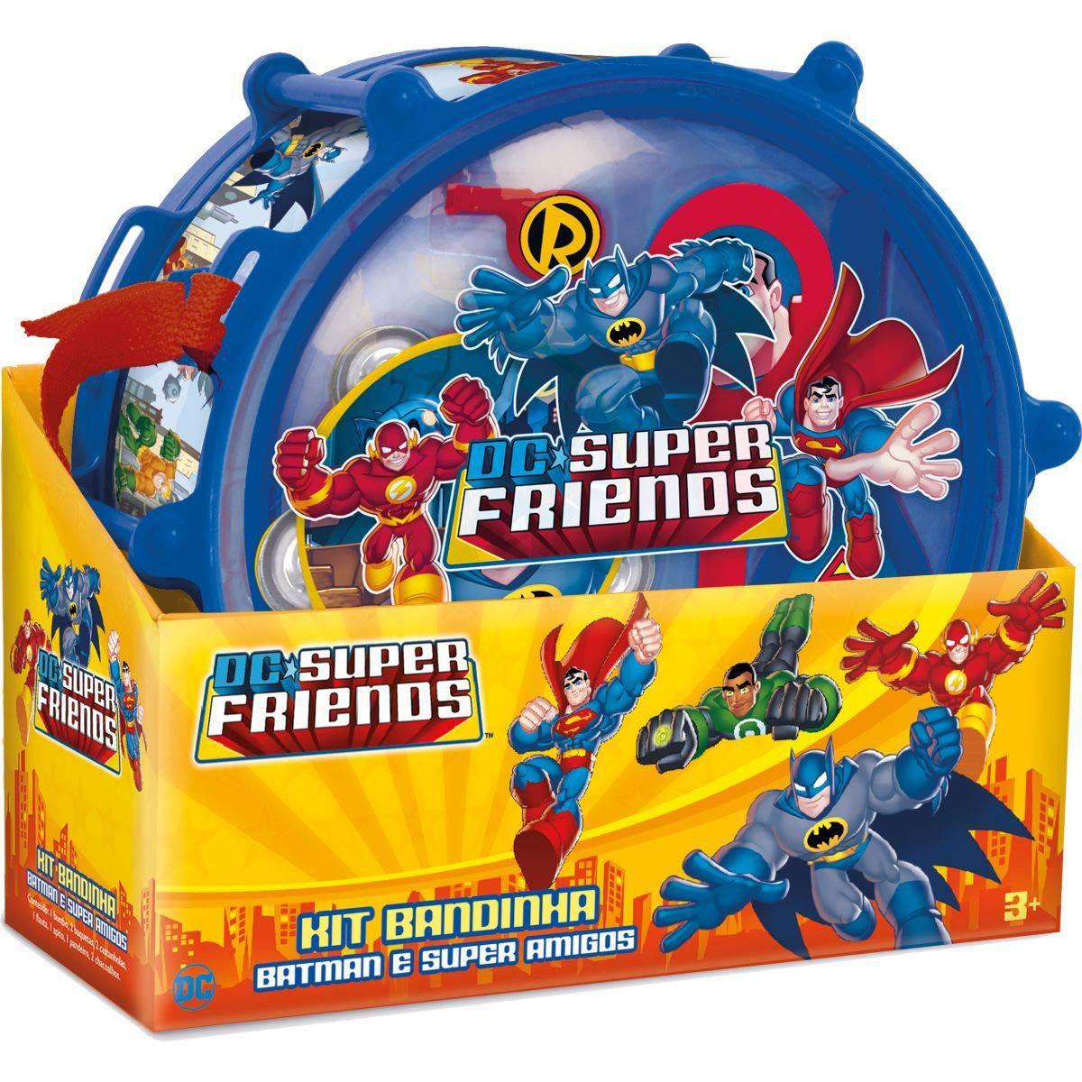 Kit Bandinha Batman E Super Amigos Fun - Sacolã