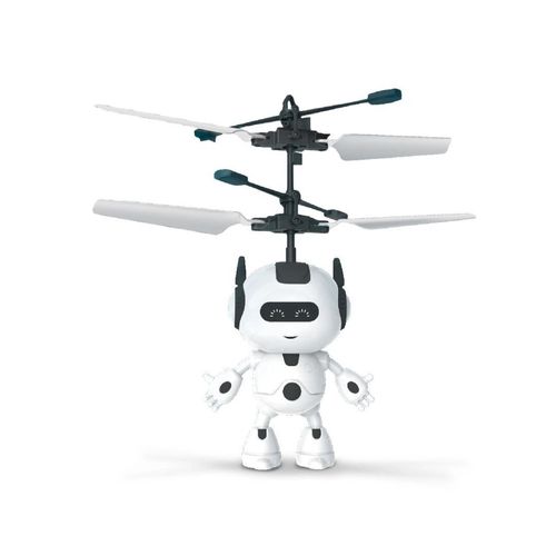 Mini Drone Brinquedo Infantil Robô Voador Infravermelho Branco - 1014M