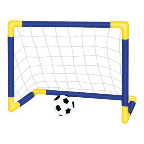 Go Play Kit Futebol com Bola Trave de Gol e Bomba Multikids - BR952