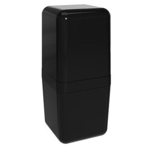Porta Escova com Tampa Cube Preto 20877/0008 Coza