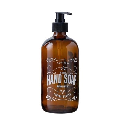 Porta Sabonete Líquido Âmbar Vintage Hand Soap 490ml