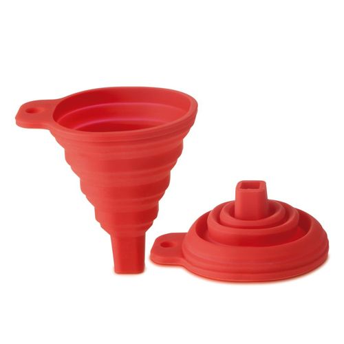 Funil Retrátil Silicone Grande Dobrável Cozinha Utilidades