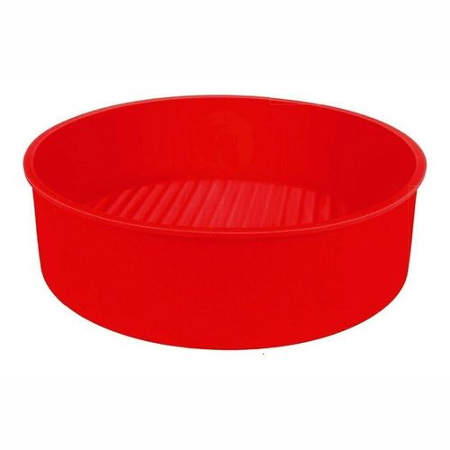 Forma de Silicone Para Bolo 23 Cm Vermelho Uny Home Ref Fs06