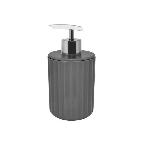 Porta Sabonete Líquido 400ml Groove Chumbo