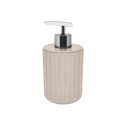 Porta Sabonete Líquido 400ml Groove Bege