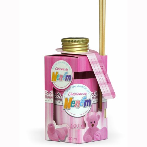 Difusor de Ambientes Cheirinho de Neném Rosa 100ml Amazona Aromas