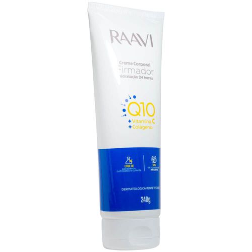 Hidratante Firmador Corporal Q10 Vit. C Flacidez Raavi 240g