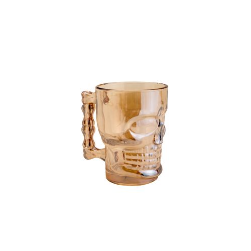 Caneca com Alça para Chopp/Cerveja Vidro 510ml 7578 Caveira Lyor