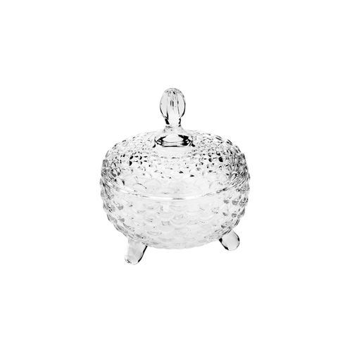 Potiche Decorativo de Vidro Pineap  Lyor