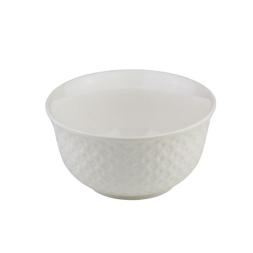 Bowl de Porcelana New Bone Losango Branco 8390 Lyor
