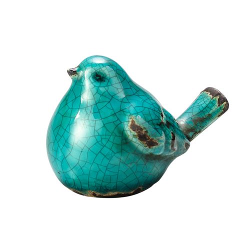 Pássaro Decorativo Azul 3288 Lyor