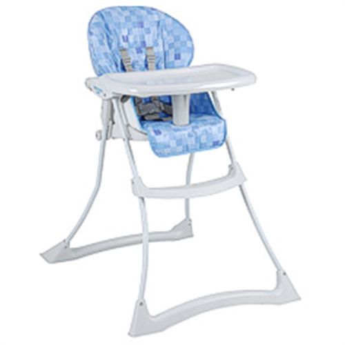Cadeira de Alimentação Papa e Soneca Cubes Azul Burigotto