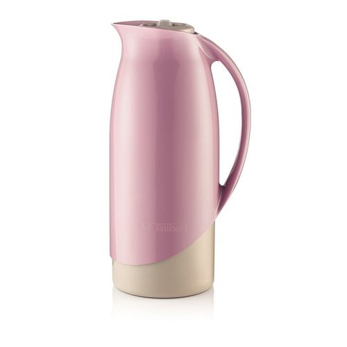 Garrafa Térmica Plástica 1L Celebrar SR1002/3 Rosa Sanremo