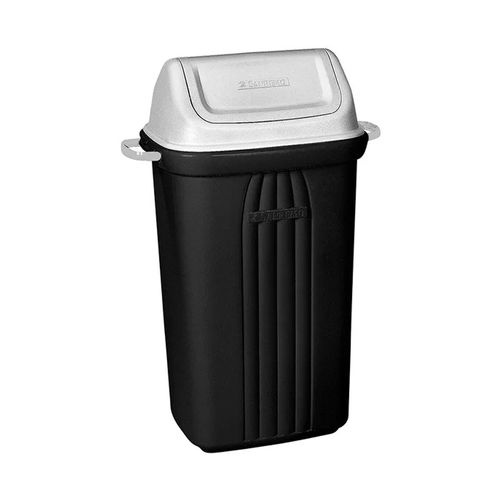 Lixeira Basculante Preto 30L SR283/20 Sanremo