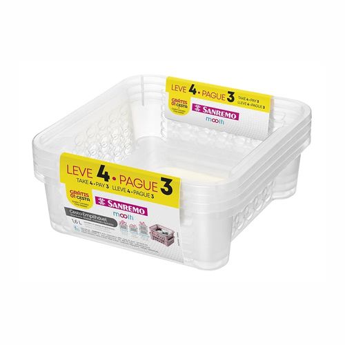 Conjunto Leve 4 Pague 3 Cestas 1,6L SR884/7 Sanremo