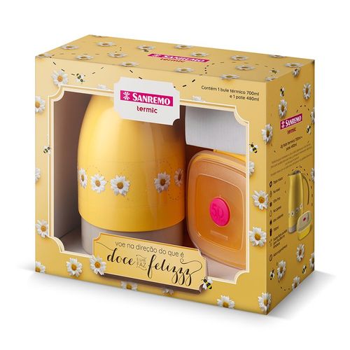 Conjunto Bule 700ml   Pote 480ml SR1014/1 Sanremo