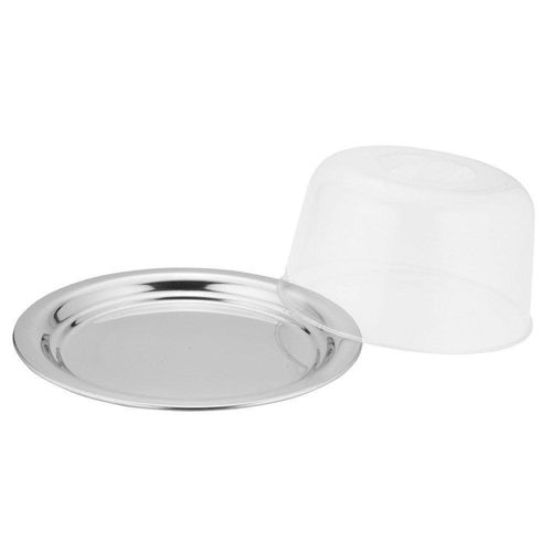 Porta Queijo Em Inox Com Tampa An863 Mimo Style