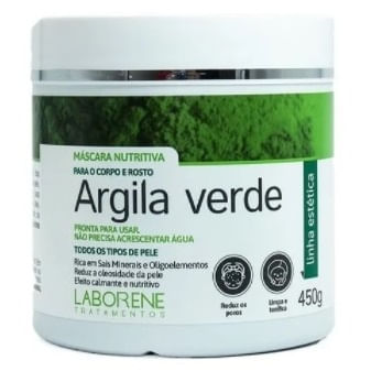 Máscara Nutritiva 450g Argila Verde Laborene