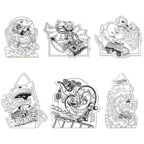 Kit Pintura com Guache Hot Wheels