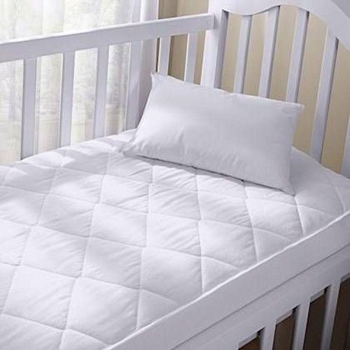 Protetor de Colchão de Berço Elástico Impermeável Branco Altenburg