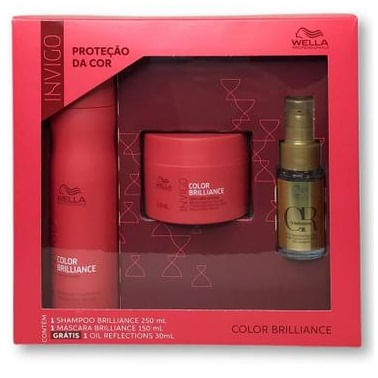 Kit Wella Professionals Invigo Color Brilliance e Oil Reflections