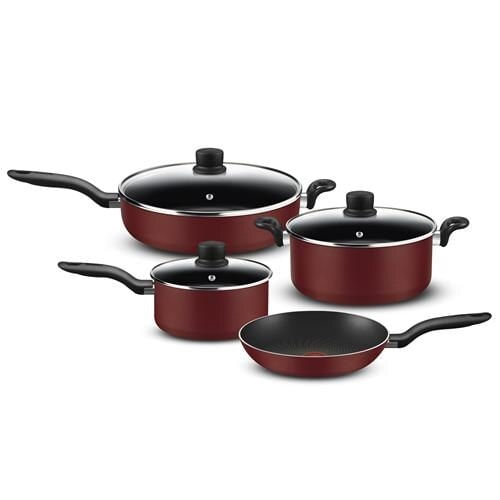 Conjunto de Panelas Talento em Alumínio Antiaderente 4 Pçs Rochedo