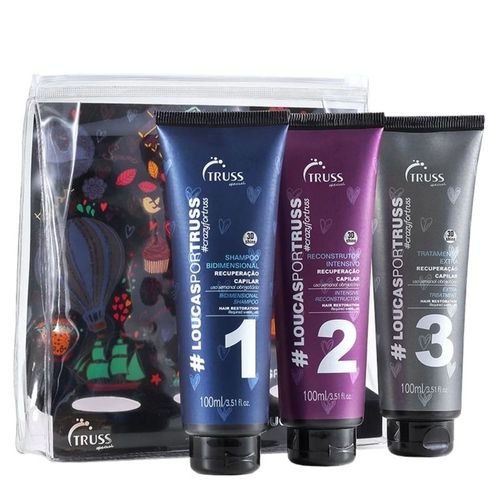 Kit Truss #LoucasPorTruss Reconstrução Capilar (3 Produtos)