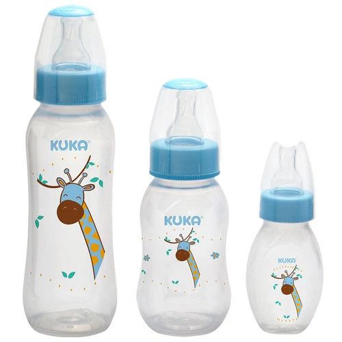 Kit Mamadeiras Natural Color Azul 3101 Kuka